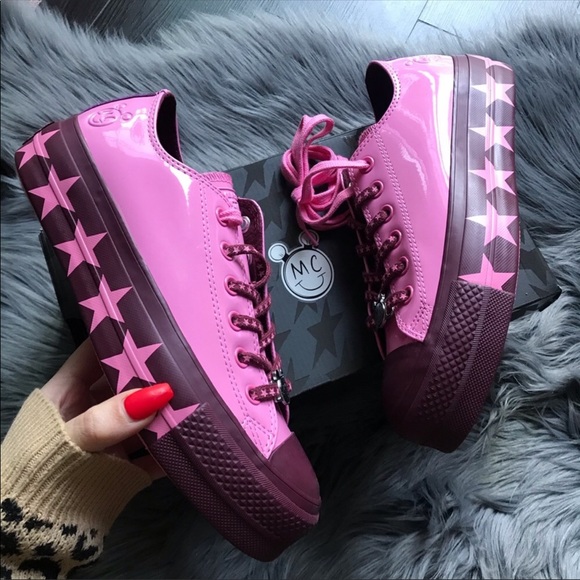 NEW 🤩 MILEY X CONVERSE LIFT PATENT ALLSTAR - Picture 3 of 8